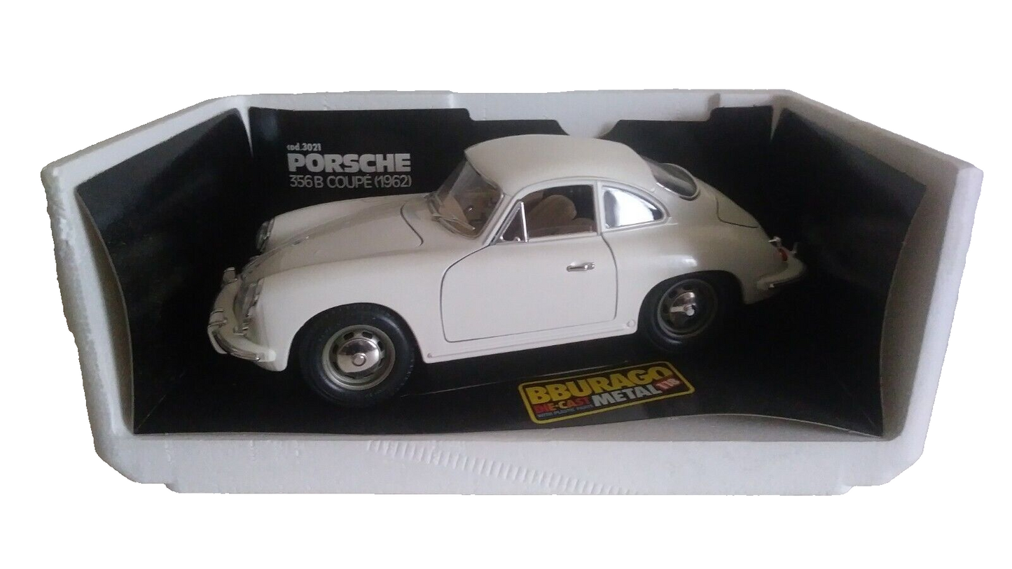 PORSCHE 356B COUPE' 1962 BURAGO SCALA 1/18