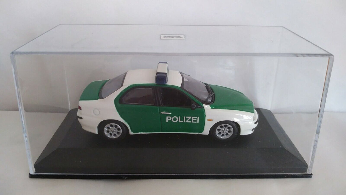 ALFA ROMEO 156 POLIZIA MINICHAMPS SCALA 1/43