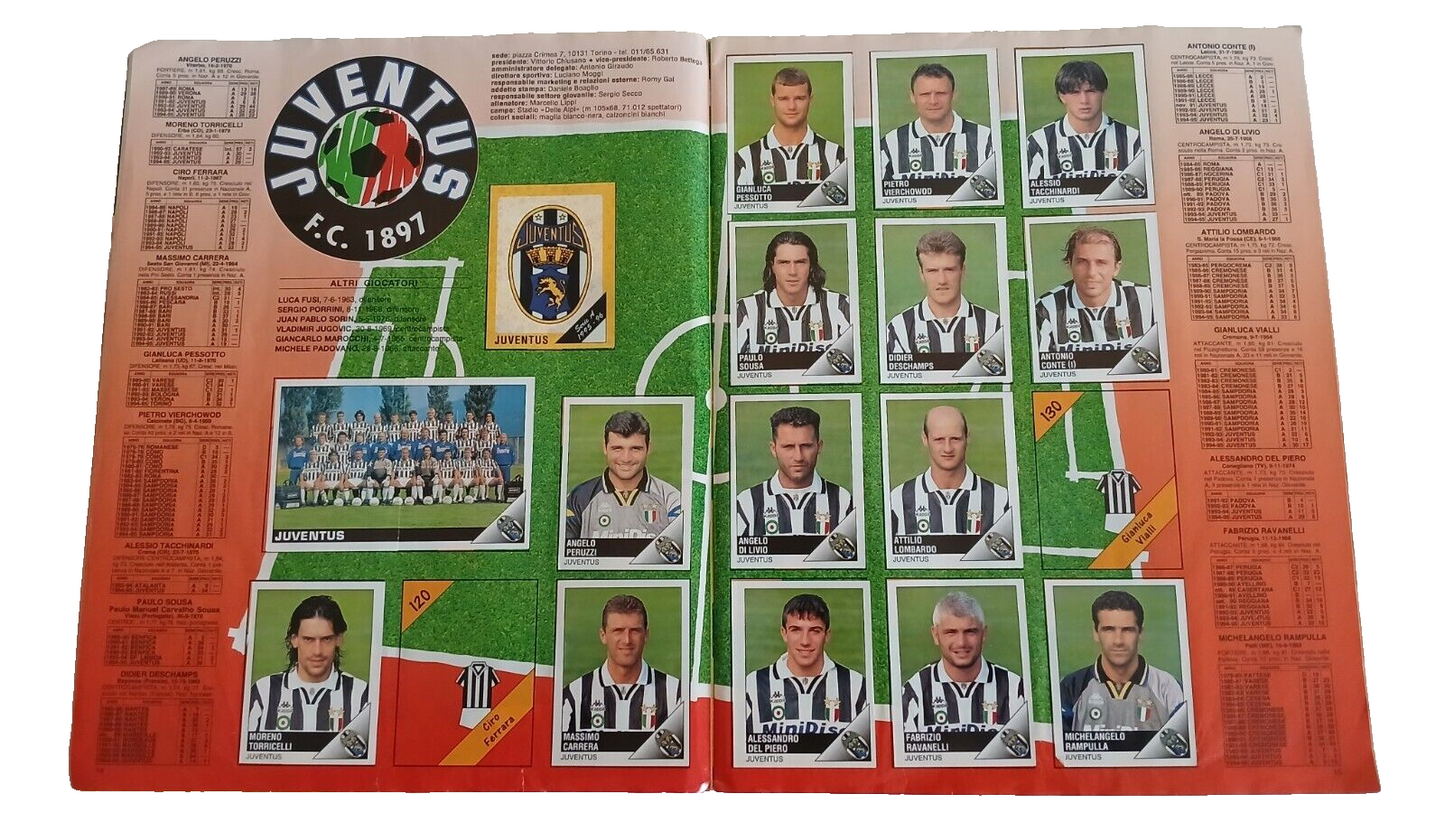 ALBUM CALCIATORI PANINI 1995-96