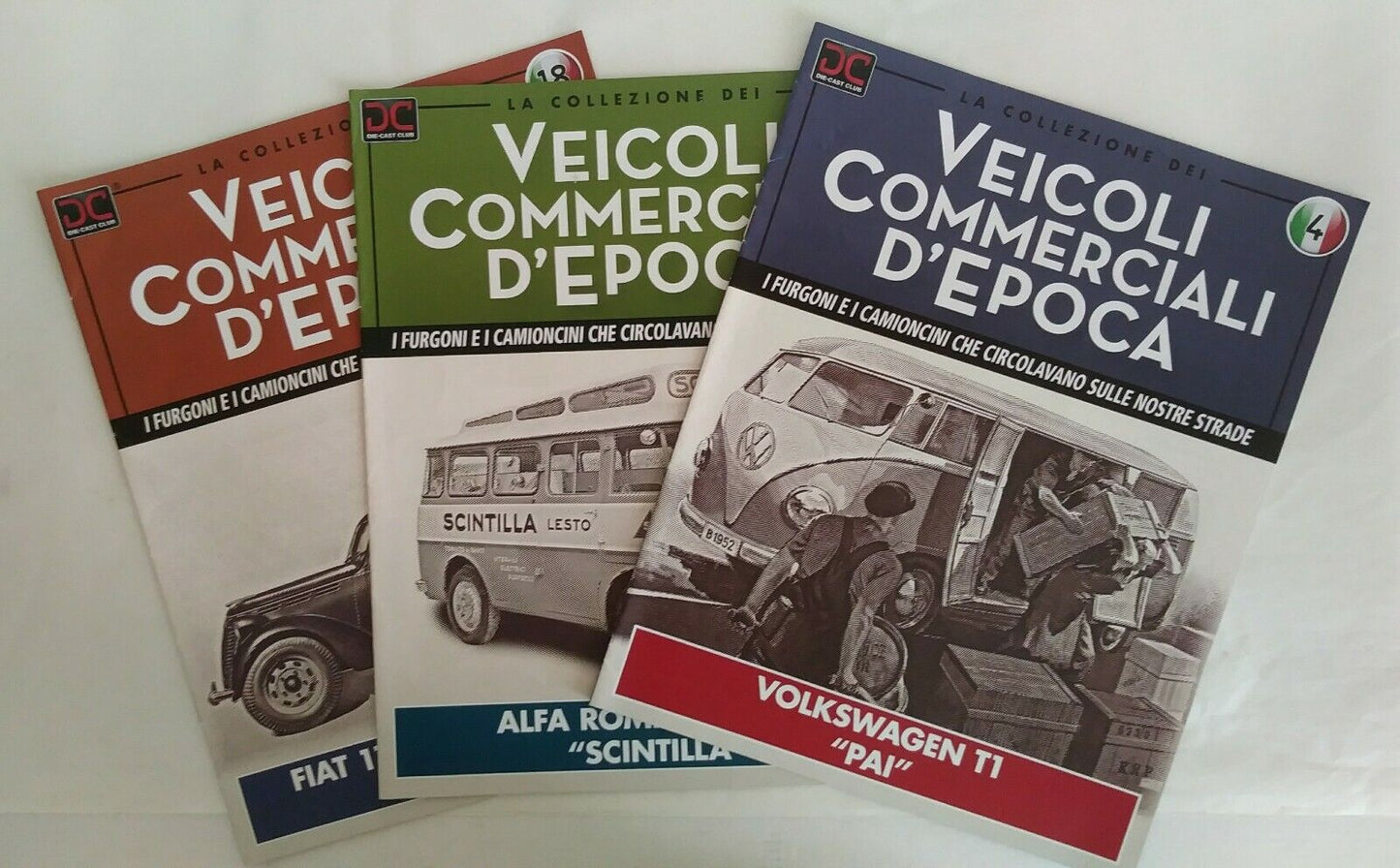 VEICOLI COMMERCIALI D'EPOCA FASCICOLI 1/43 SCEGLI DAL MENU A TENDINA