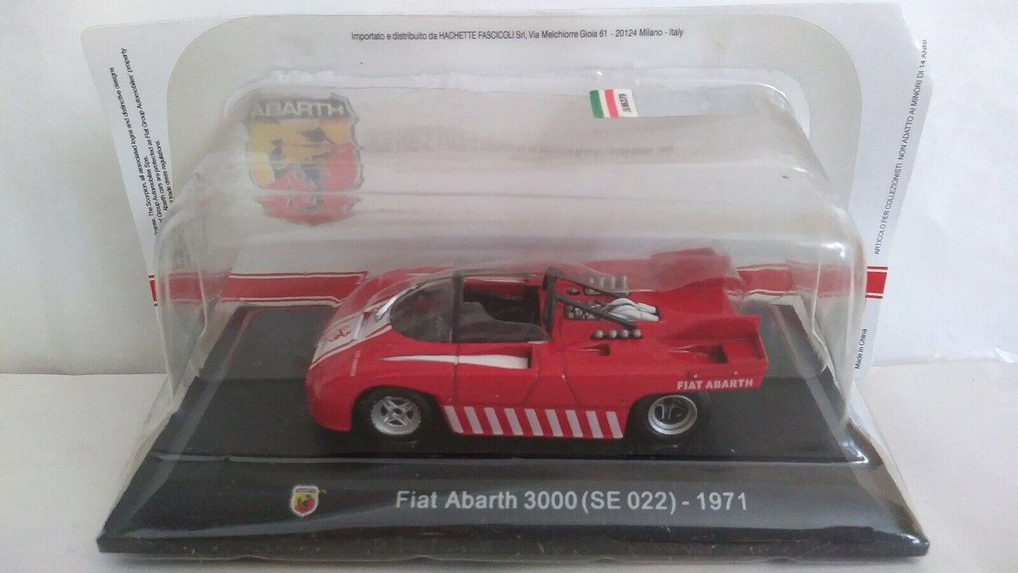 ABARTH COLLECTION 1:43 SCEGLI DAL MENU A TENDINA