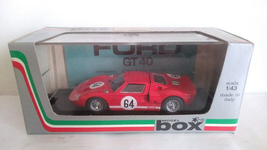 FORD GT 40 MODEL BOX SCALA 1/43