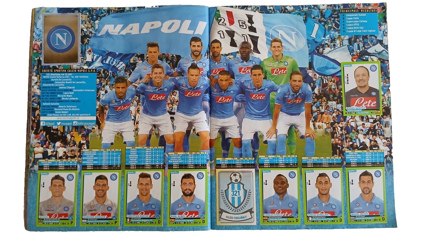 ALBUM CALCIATORI PANINI 2014-2015