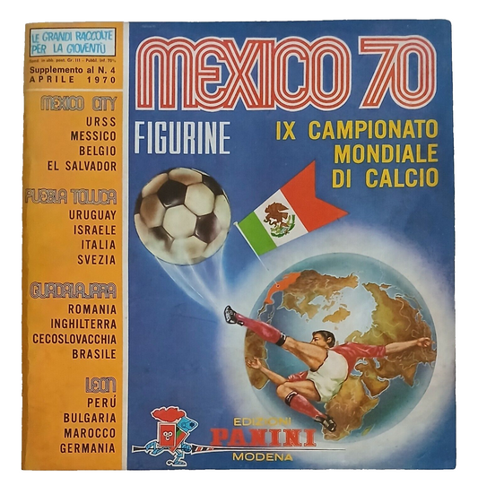 ALBUM CALCIATORI PANINI WORLD CUP MEXICO 70 VUOTO/EMPTY