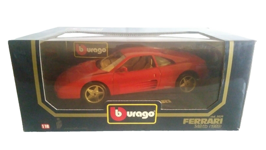 FERRARI 348 TB 1989 BURAGO SCALA 1/18