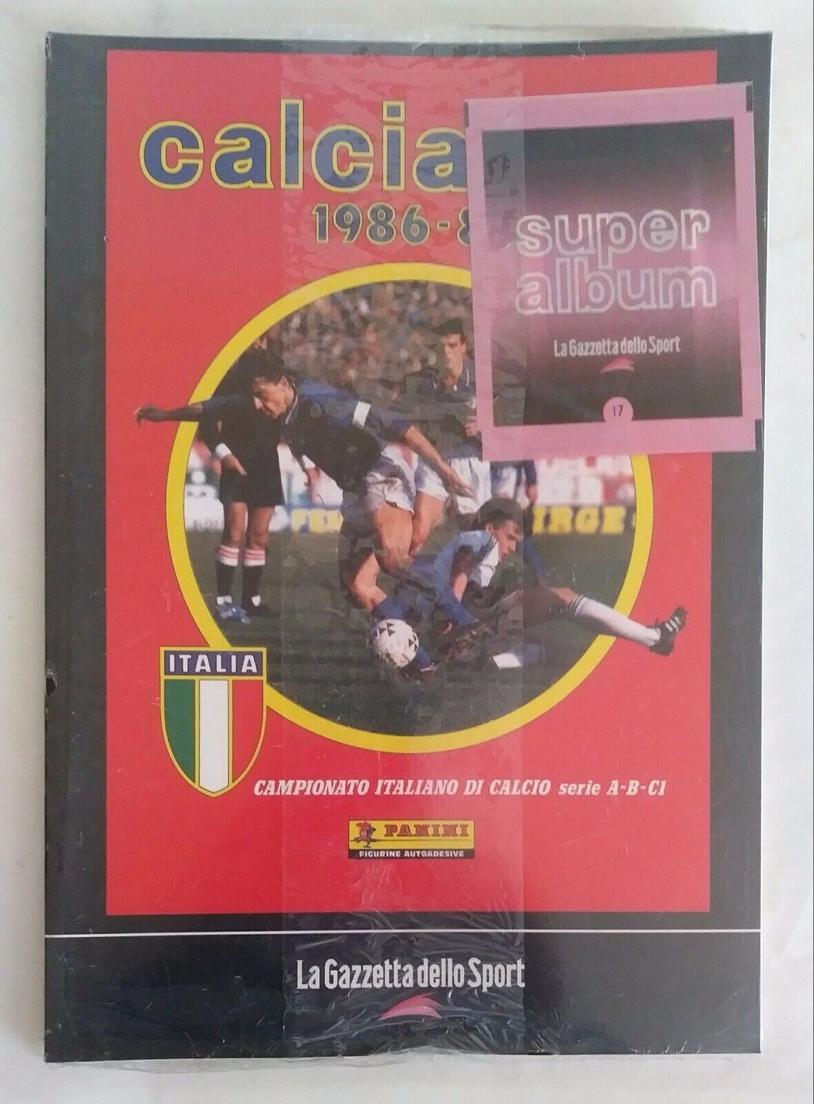 ALBUM CALCIATORI PANINI RISTAMPE LA GAZZETTA SCEGLI DAL MENU A TENDINA