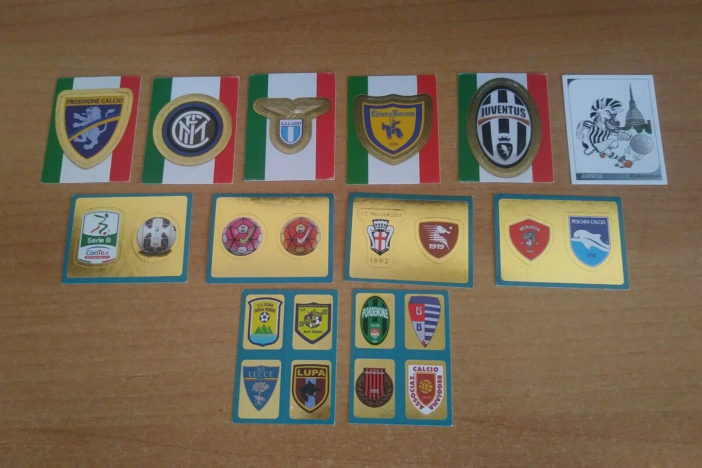 LOTTO DI 353 FIGURINE CALCIATORI PANINI 2015-16 TUTTE DIVERSE