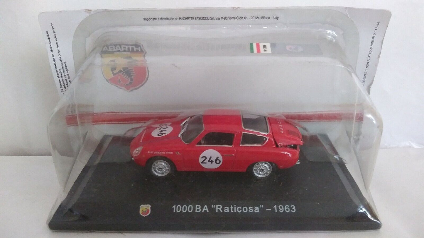 ABARTH COLLECTION 1:43 SCEGLI DAL MENU A TENDINA