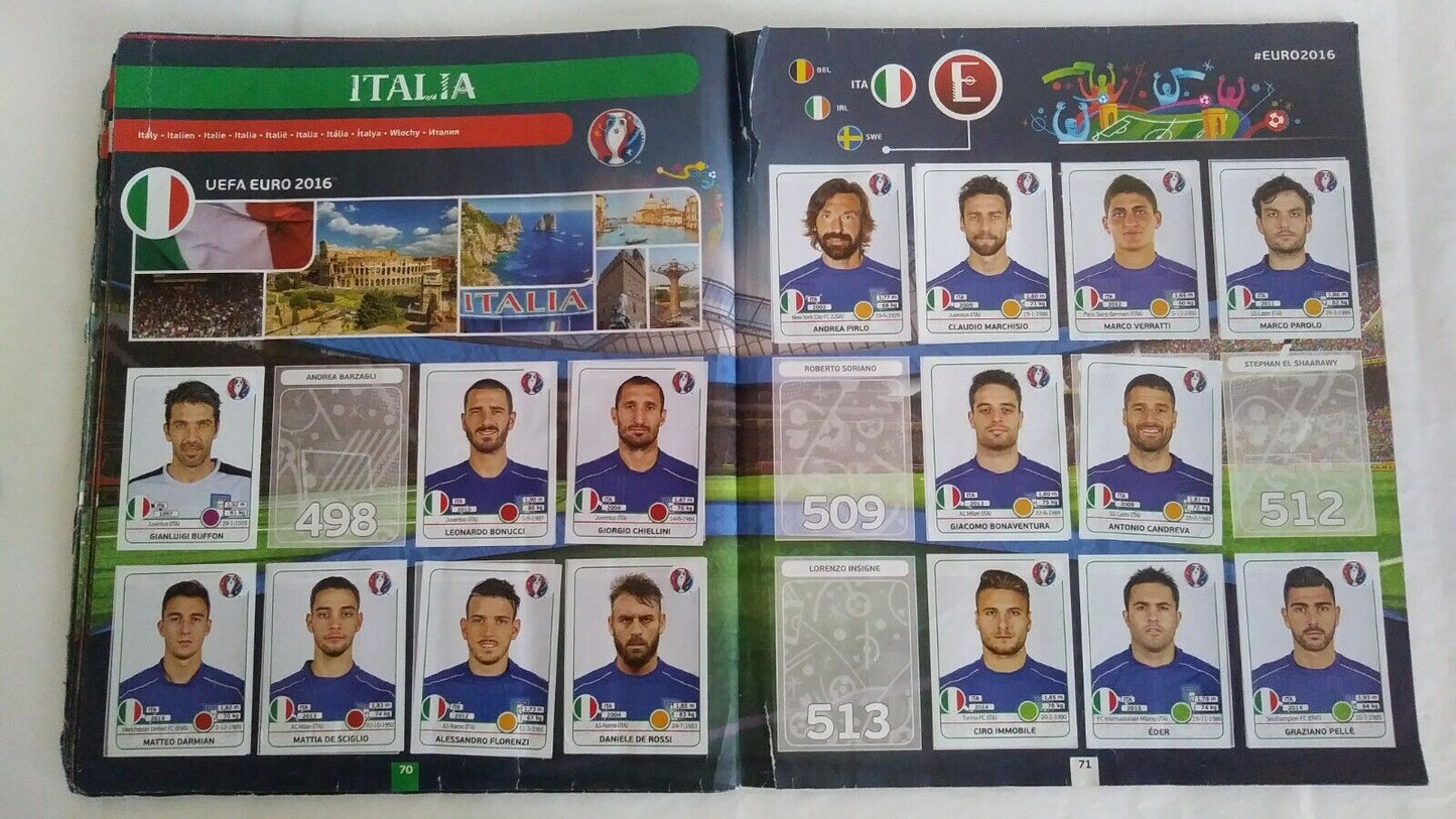 ALBUM CALCIATORI PANINI EURO 2016