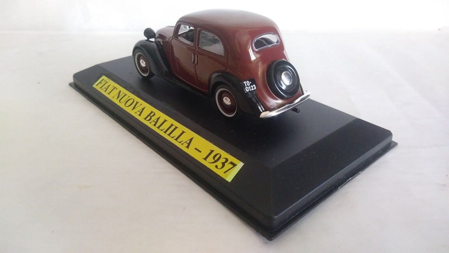 FIAT NUOVA BALILLA 1937 NOREV SCALA 1/43