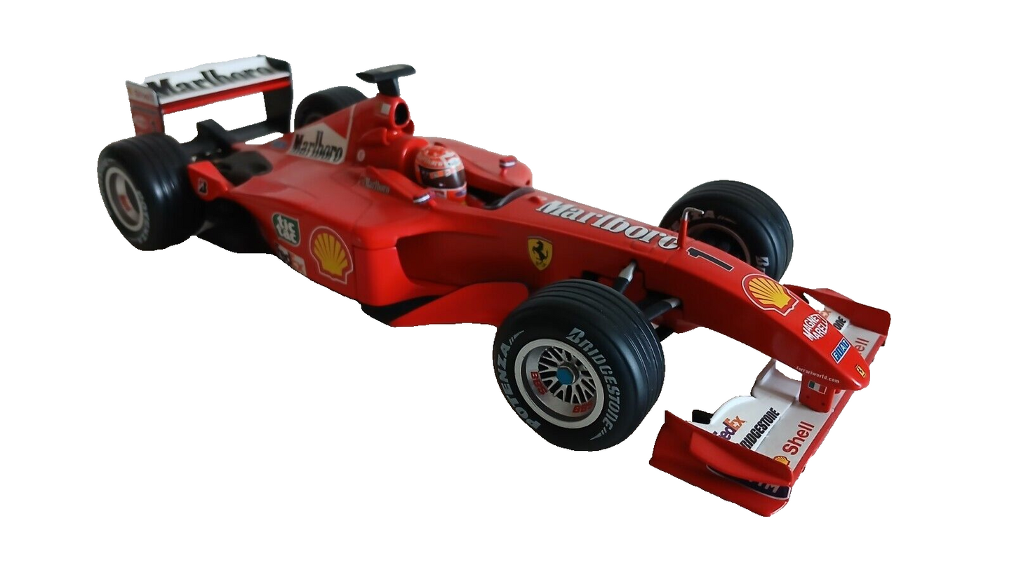 FERRARI F2001 "MICHAEL SCHUMACHER" HOTWHEELS SCALA 1/18