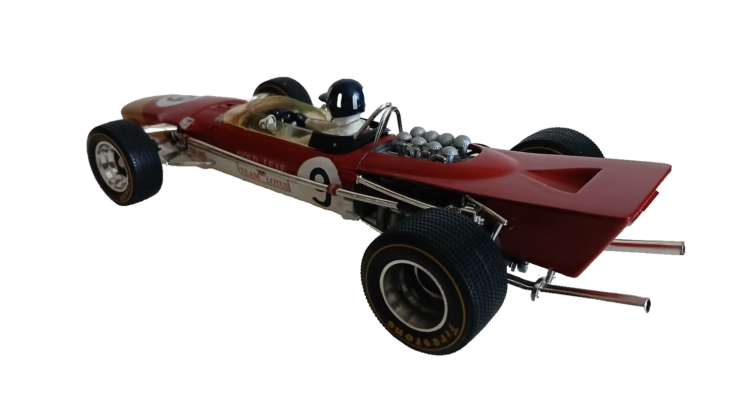 LOTUS 49B "GOLD LEAF" WINNER MONACO GP 1968  QUARTZO SCALA 1/18