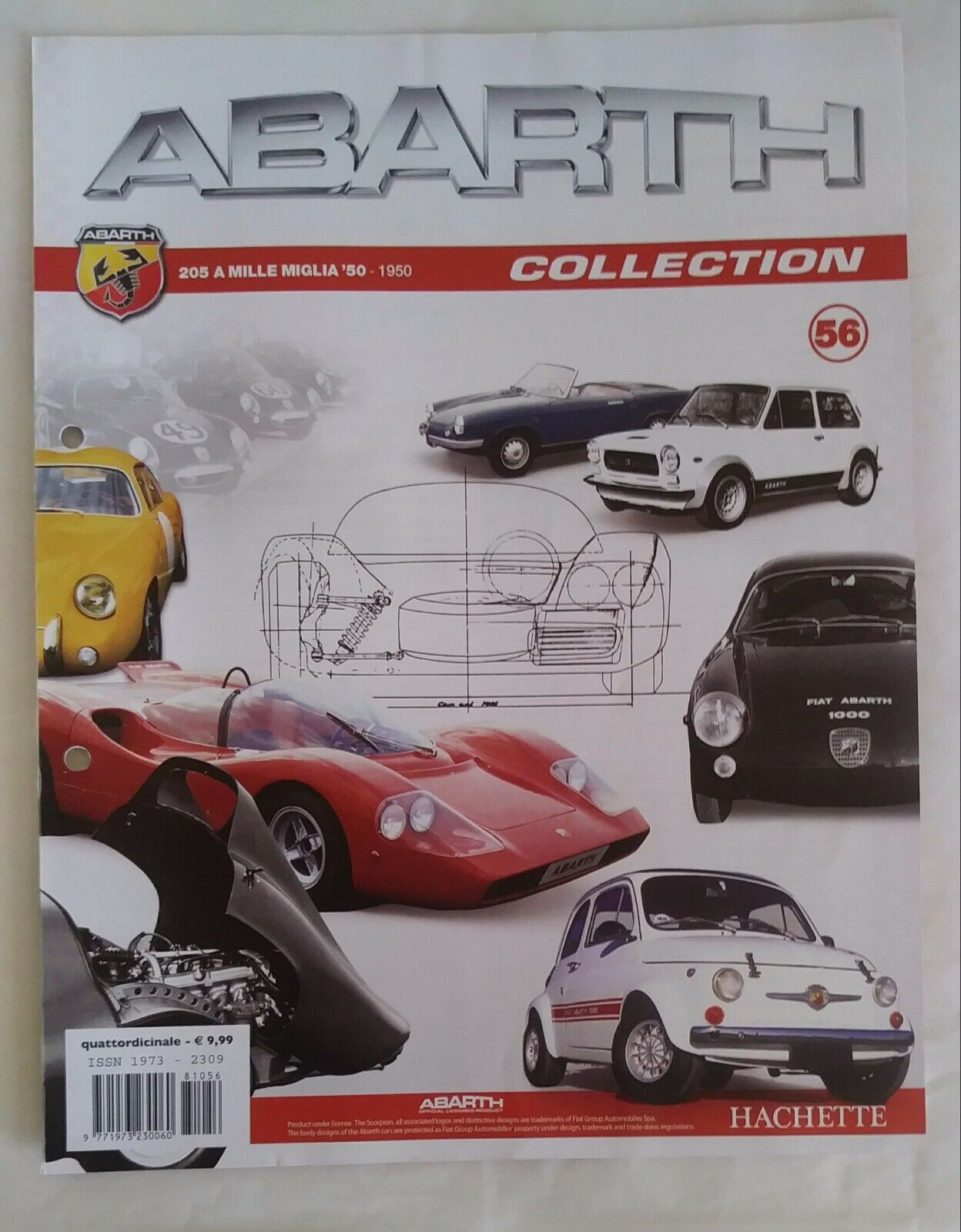 ABARTH COLLECTION FASCICOLI SCEGLI DAL MENU A TENDINA