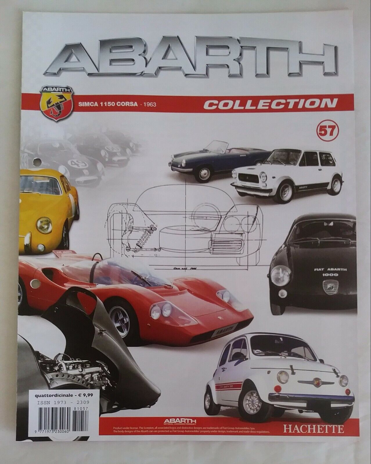 ABARTH COLLECTION FASCICOLI SCEGLI DAL MENU A TENDINA