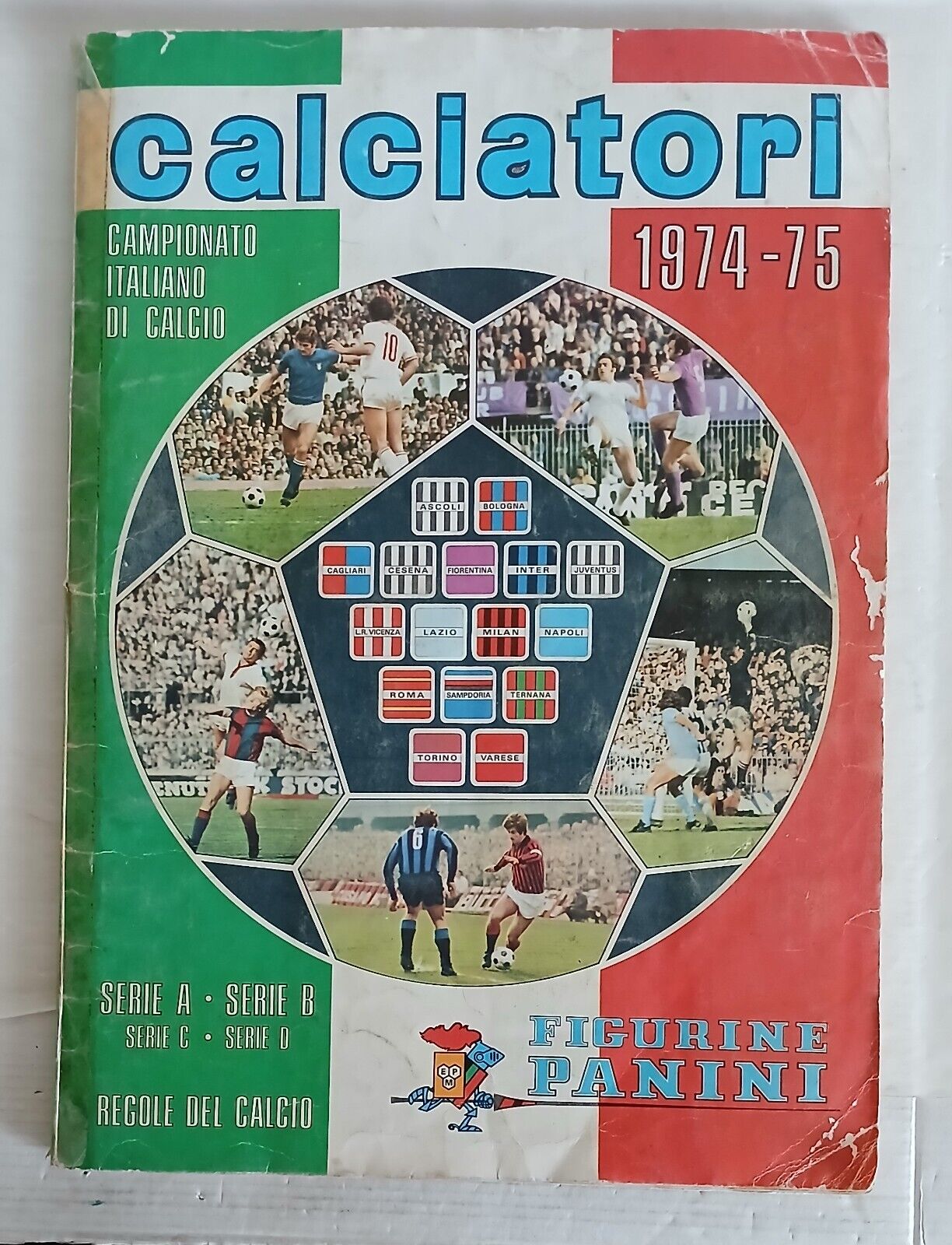 ALBUM CALCIATORI PANINI 1974-75 DA RECUPERO