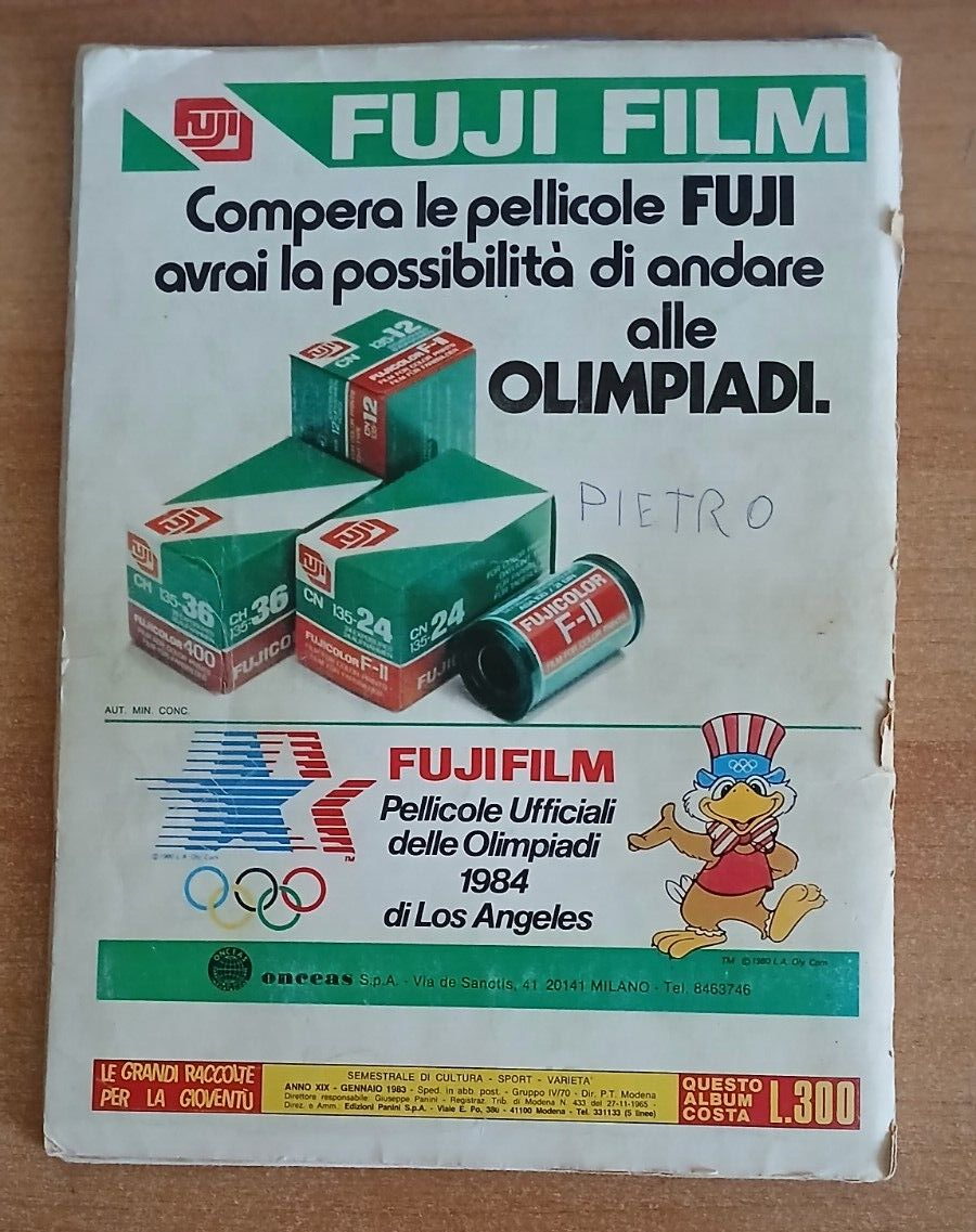 ALBUM CALCIATORI PANINI 1982-83 COMPLETO/FULL