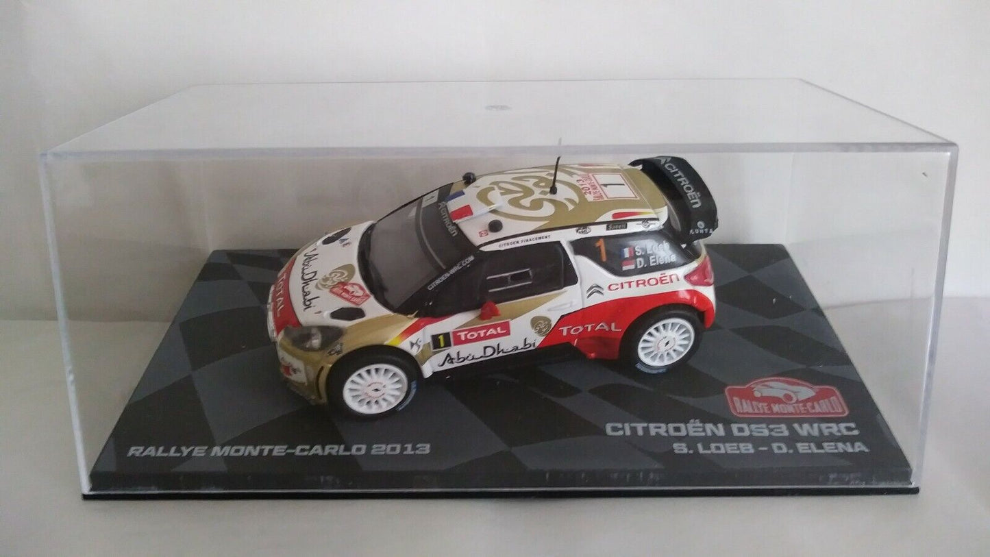 CITROEN DS3 WRC RALLY MONTECARLO SCALA 1/43