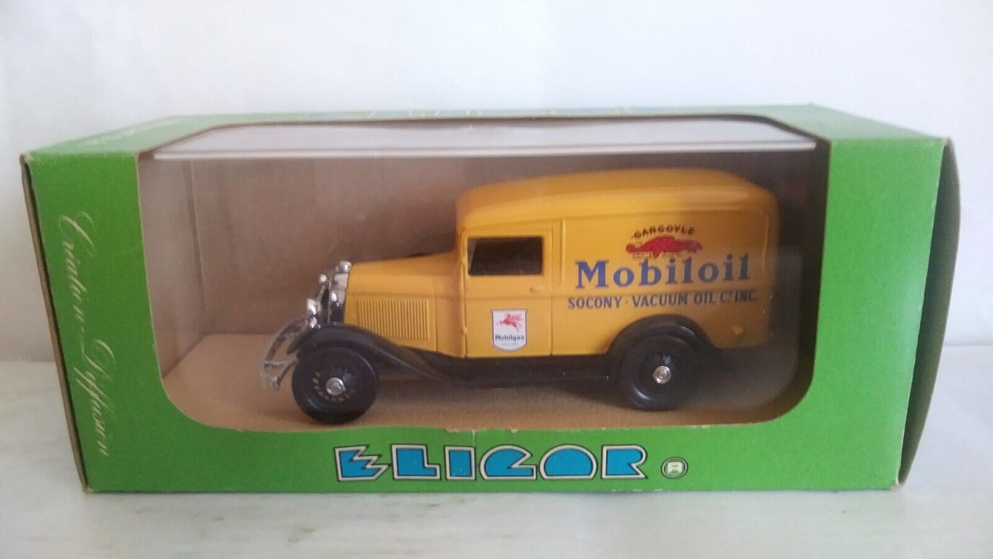 FORD V8 CAMIONNETTE "MOBIL OIL" 1934 ELIGOR SCALA 1/43