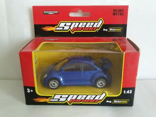 VW NEW BEETLE SPEED POWER MOTORAMA SCALA 1/43