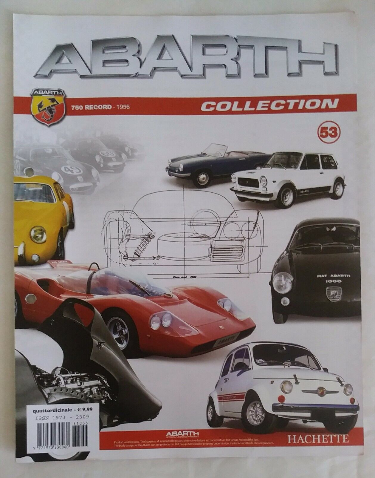 ABARTH COLLECTION FASCICOLI SCEGLI DAL MENU A TENDINA