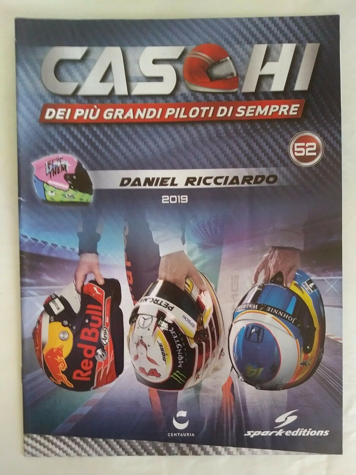 CASCHI F1 FASCICOLI SCEGLI DAL MENU A TENDINA