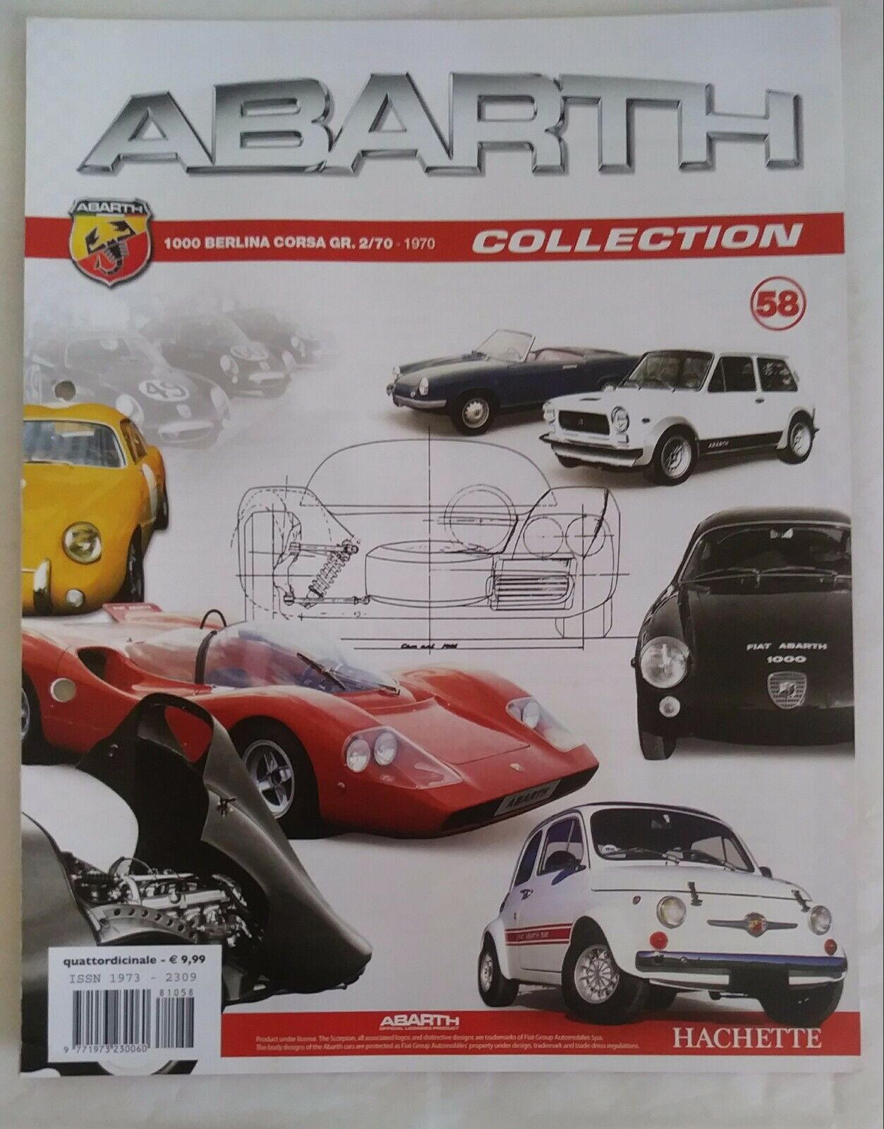 ABARTH COLLECTION FASCICOLI SCEGLI DAL MENU A TENDINA