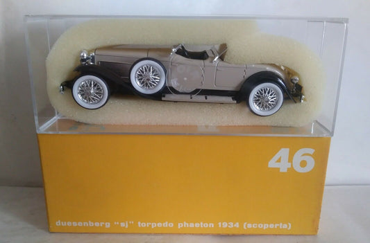 DUESENBERG "SJ" TORPEDO PHAETON 1934 RIO SCALA 1/43