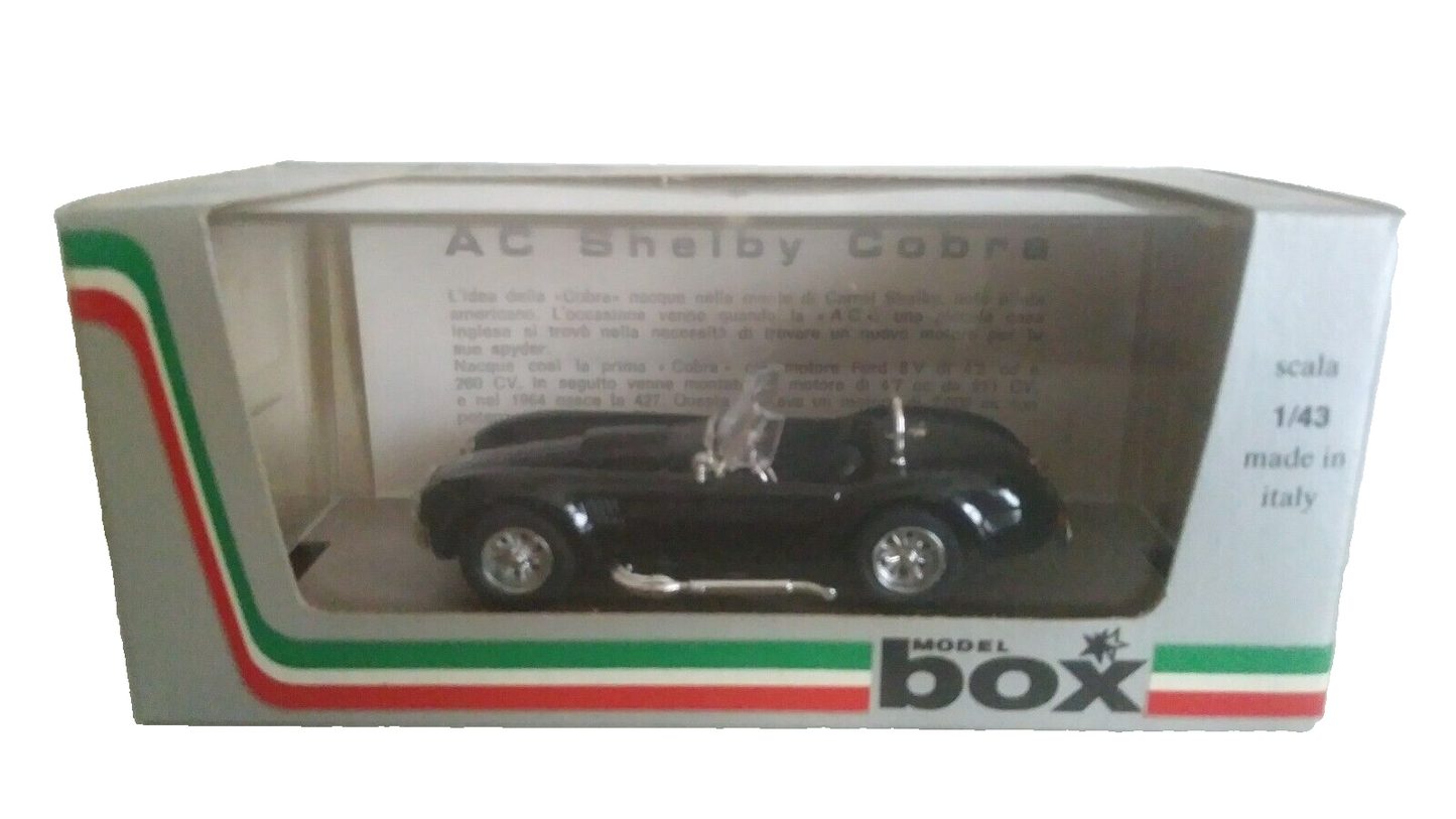 AC SHELBY COBRA MODEL BOX SCALA 1/43