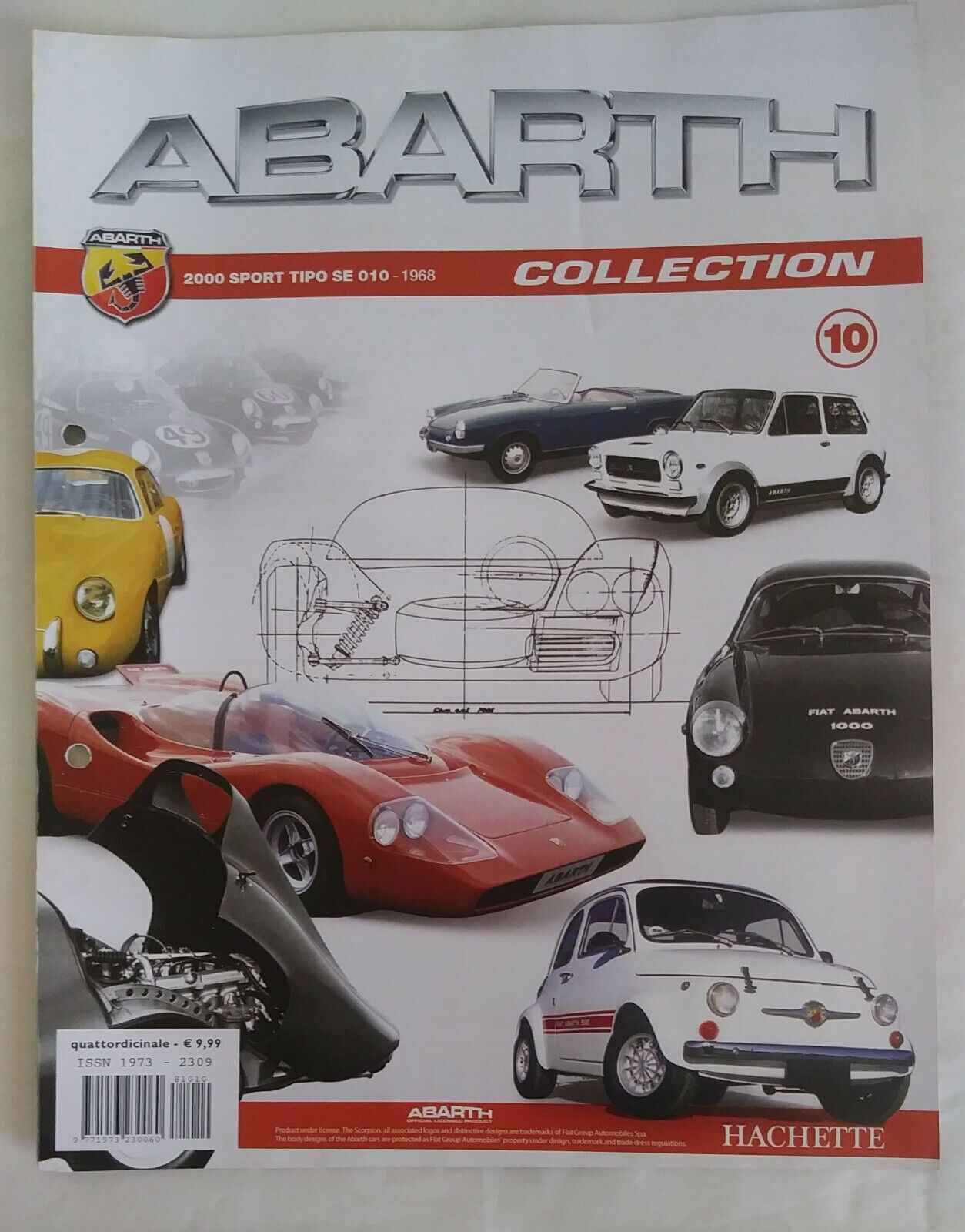 ABARTH COLLECTION FASCICOLI SCEGLI DAL MENU A TENDINA