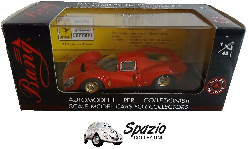 FERRARI 330 P4 "PROVA-TRIAL" BANG SCALA 1/43