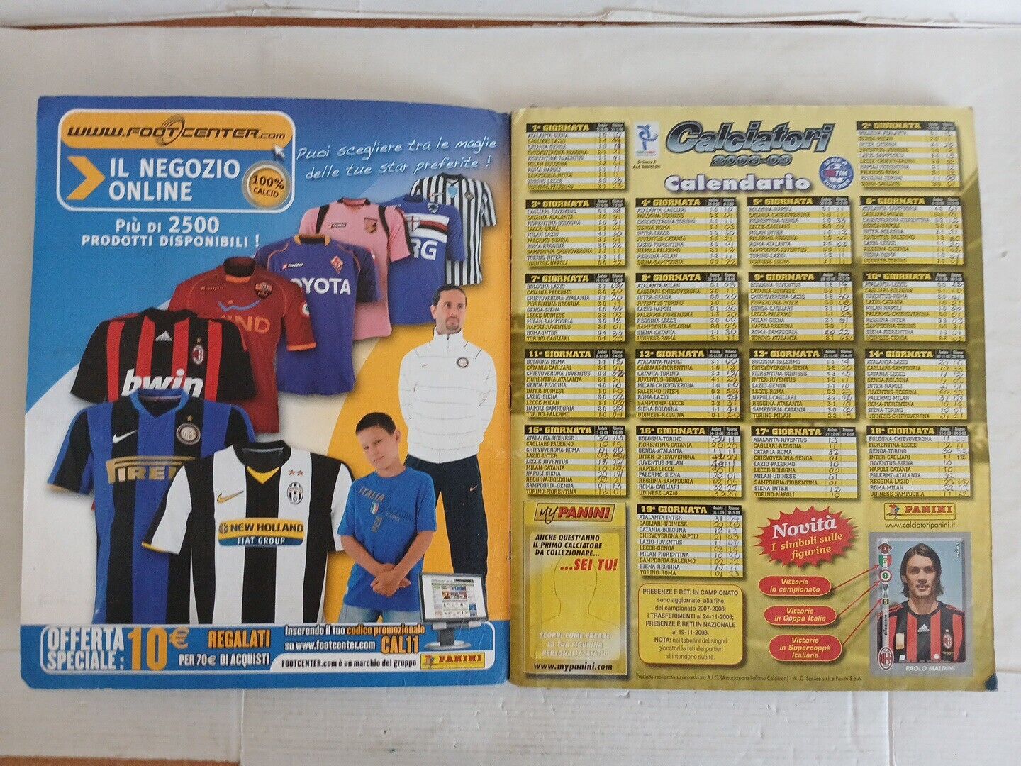 ALBUM CALCIATORI PANINI 2012-2013