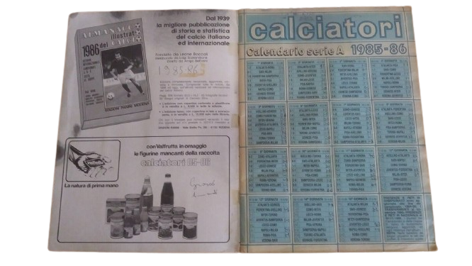 ALBUM CALCIATORI PANINI 1986-86