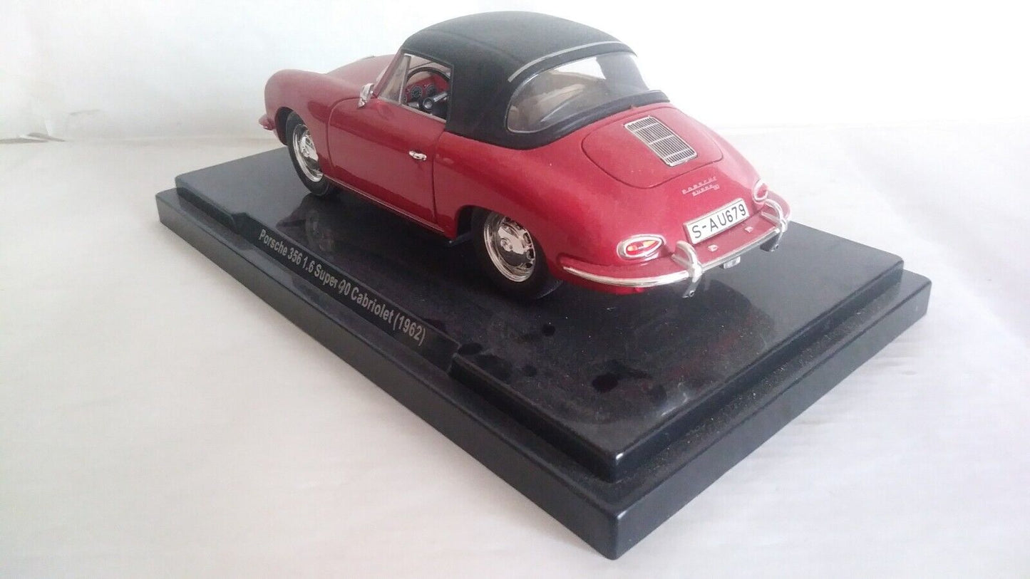 PORSCHE 356 1.6 SUPER 90 CABRIOLET 1962 METRO SCALA 1/24