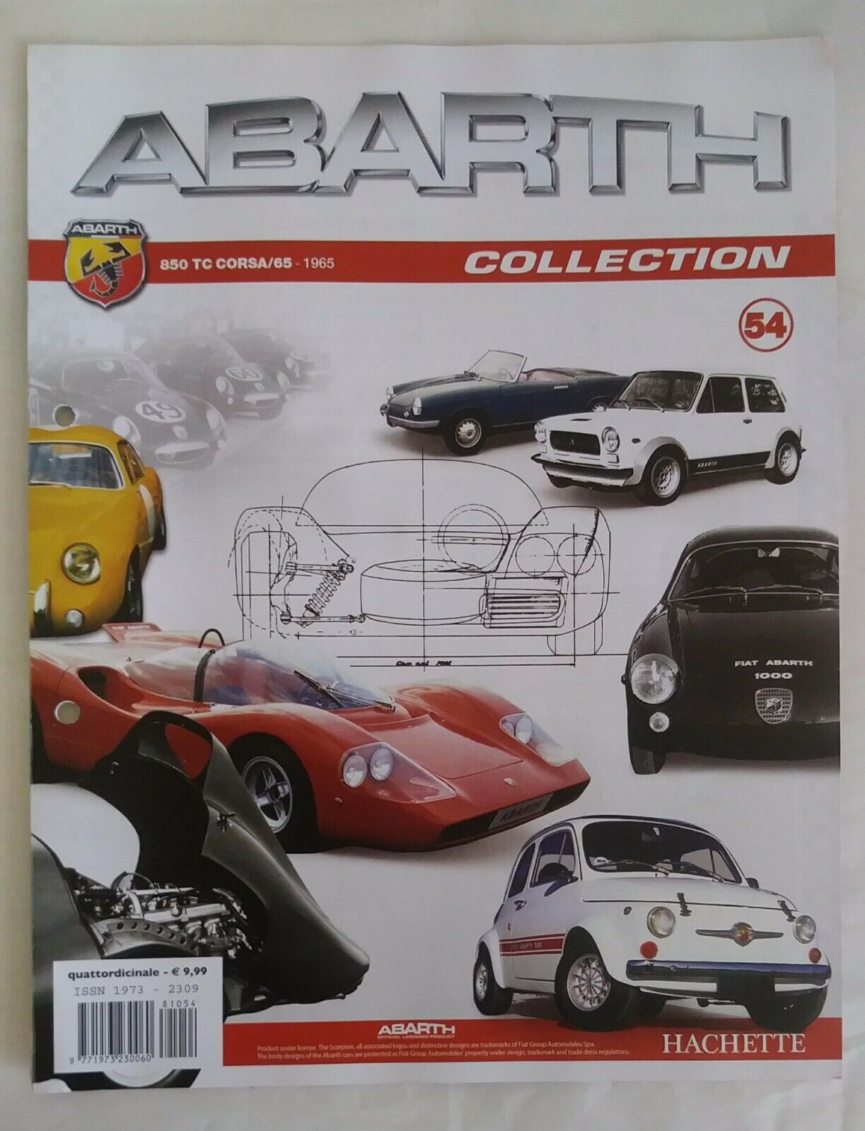 ABARTH COLLECTION FASCICOLI SCEGLI DAL MENU A TENDINA