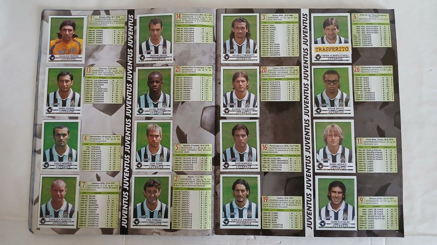 ALBUM CALCIATORI PANINI 2001-02