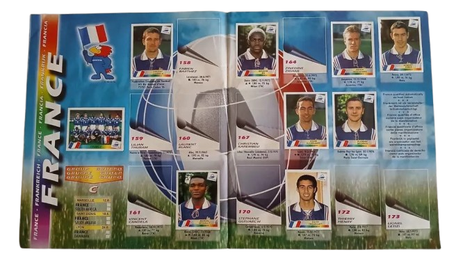 ALBUM CALCIATORI PANINI WORLD CUP FRANCIA 98