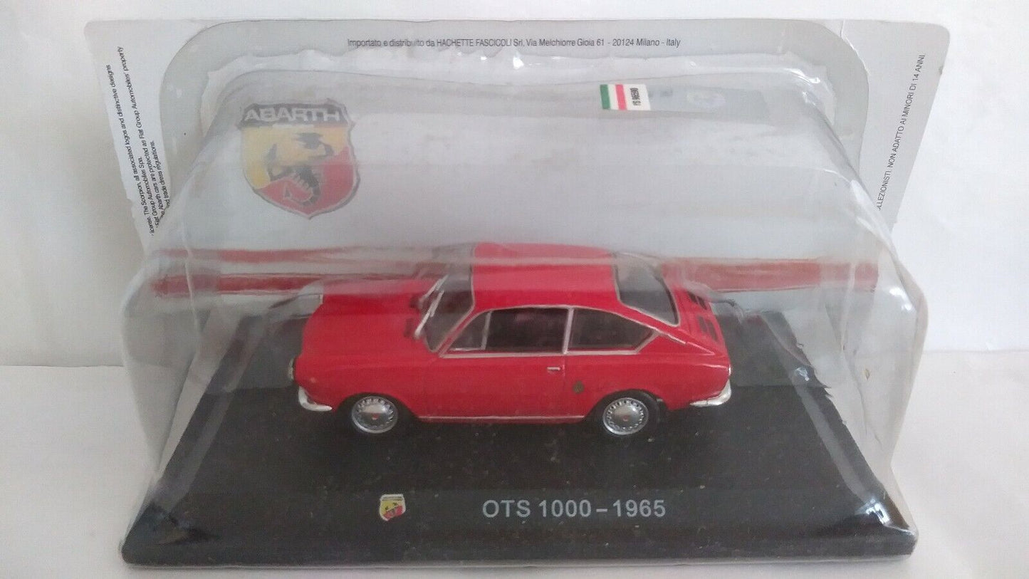 ABARTH COLLECTION 1:43 SCEGLI DAL MENU A TENDINA