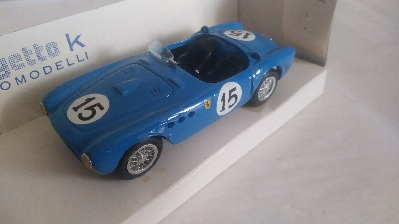 Ferrari 225 S Spyder Blue N 15 Le Mans 1952 by Progetto K 1:43 (PK003 Ferrari 225 S Spyder Blue N 15 Le Mans 1952 by Progetto K 1:43 (PK003