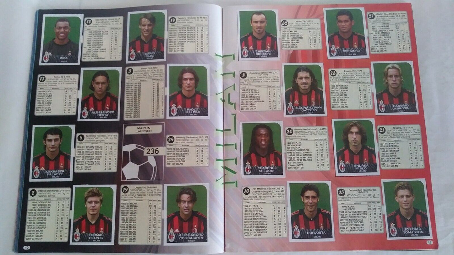 ALBUM CALCIATORI PANINI 2002-03 DA RECUPERO