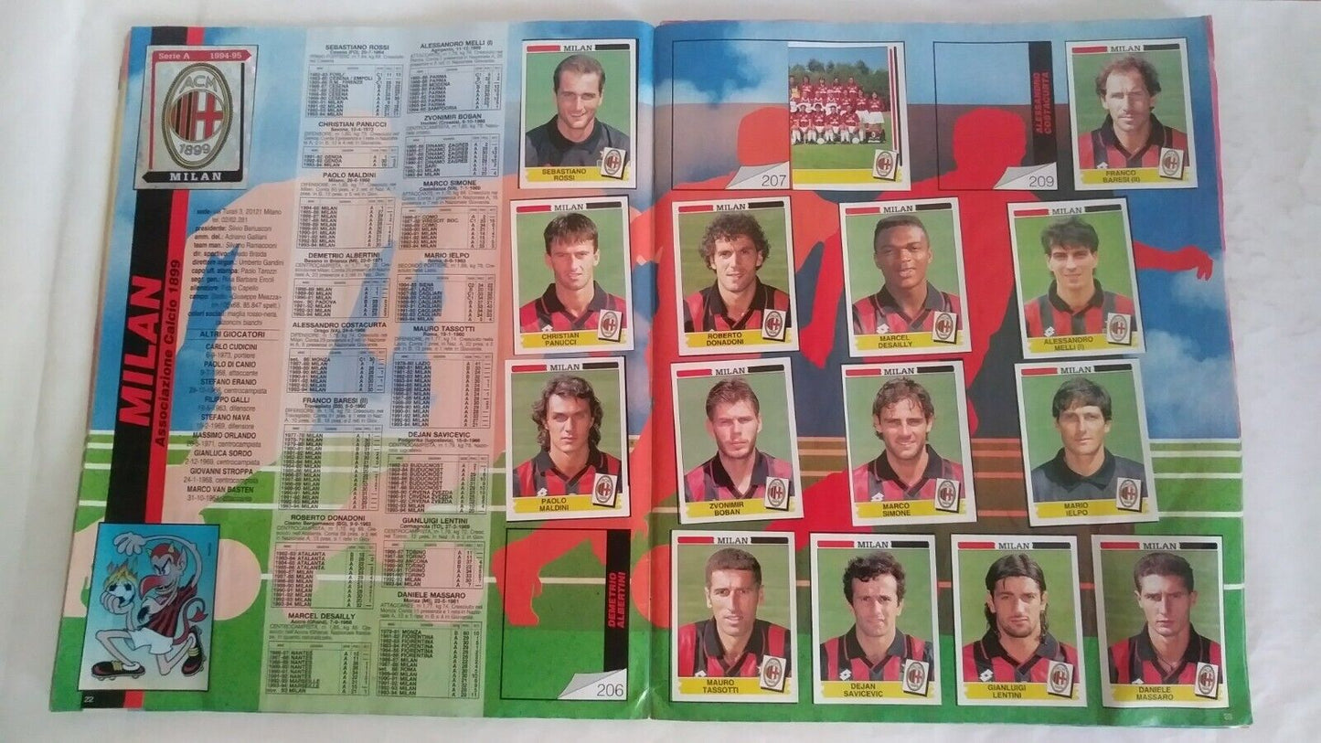 ALBUM CALCIATORI PANINI 1994-95