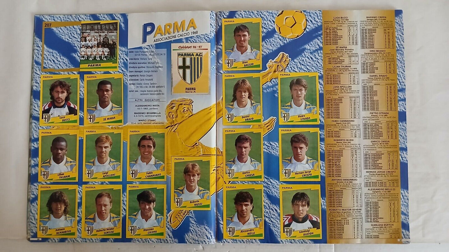 ALBUM CALCIATORI PANINI 1996-97