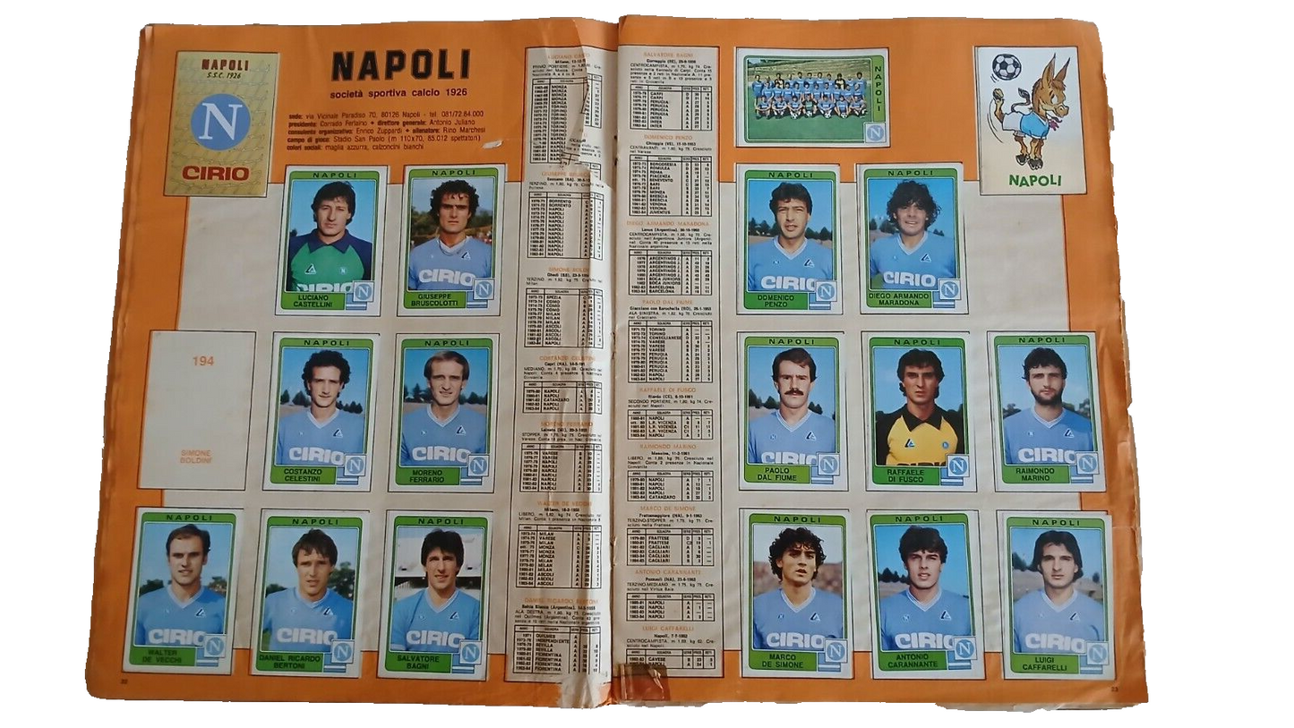 ALBUM CALCIATORI PANINI 1984-85 DA RECUPERO