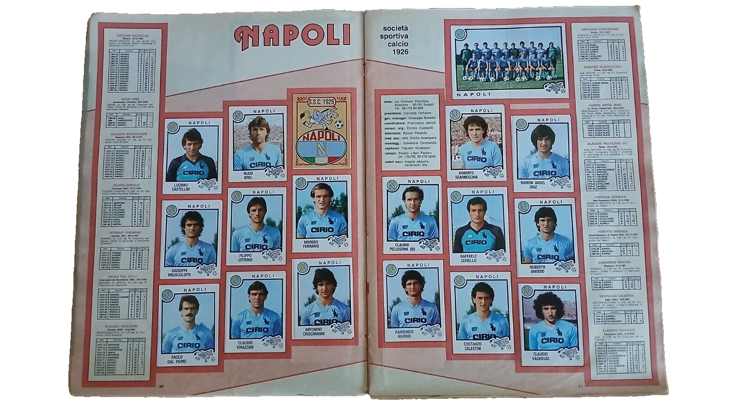 ALBUM CALCIATORI PANINI 1982-83 COMPLETO/FULL