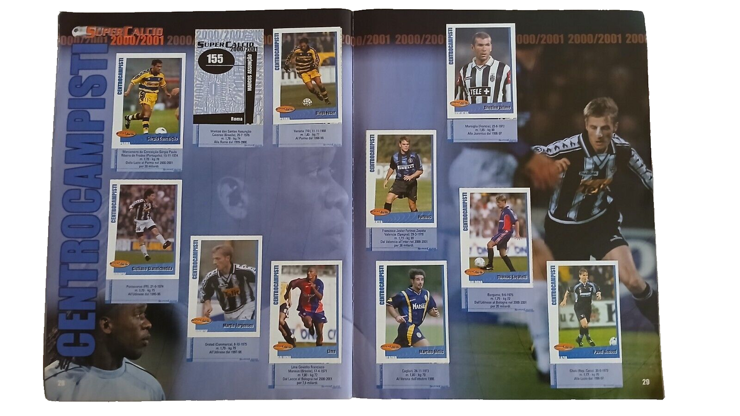 ALBUM SUPERCALCIO PANINI 2000-01