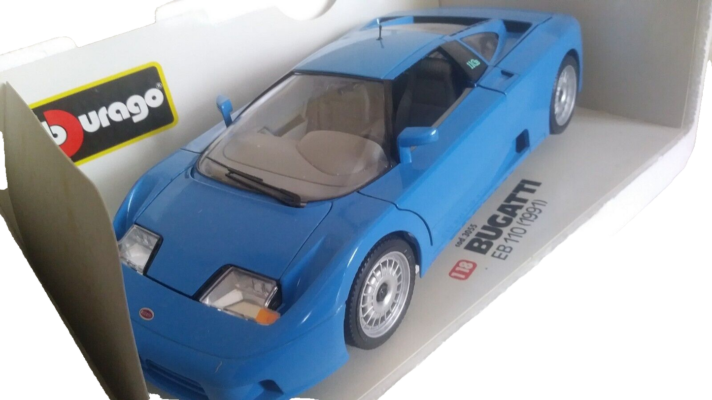 BUGATTI EB 110 1991 BURAGO SCALA 1/18