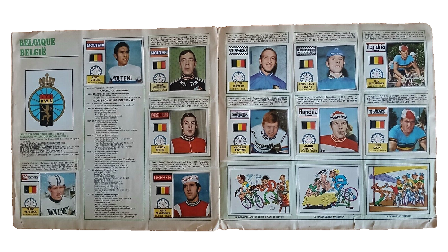 ALBUM PANINI SPRINT 72 COMPLETO/FULL