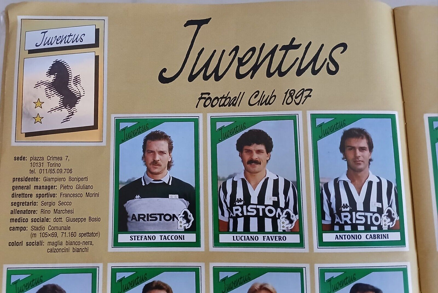 ALBUM CALCIATORI PANINI 1987-88