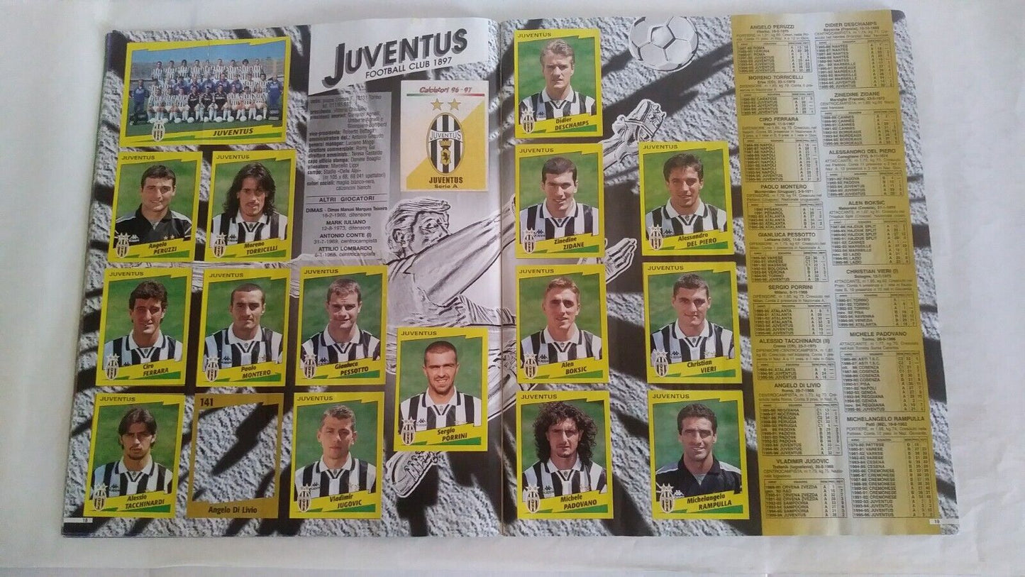 ALBUM CALCIATORI PANINI 1996-97