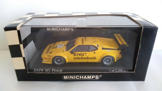 BMW M1 PROCAR MINICHAMPS SCALA 1/43