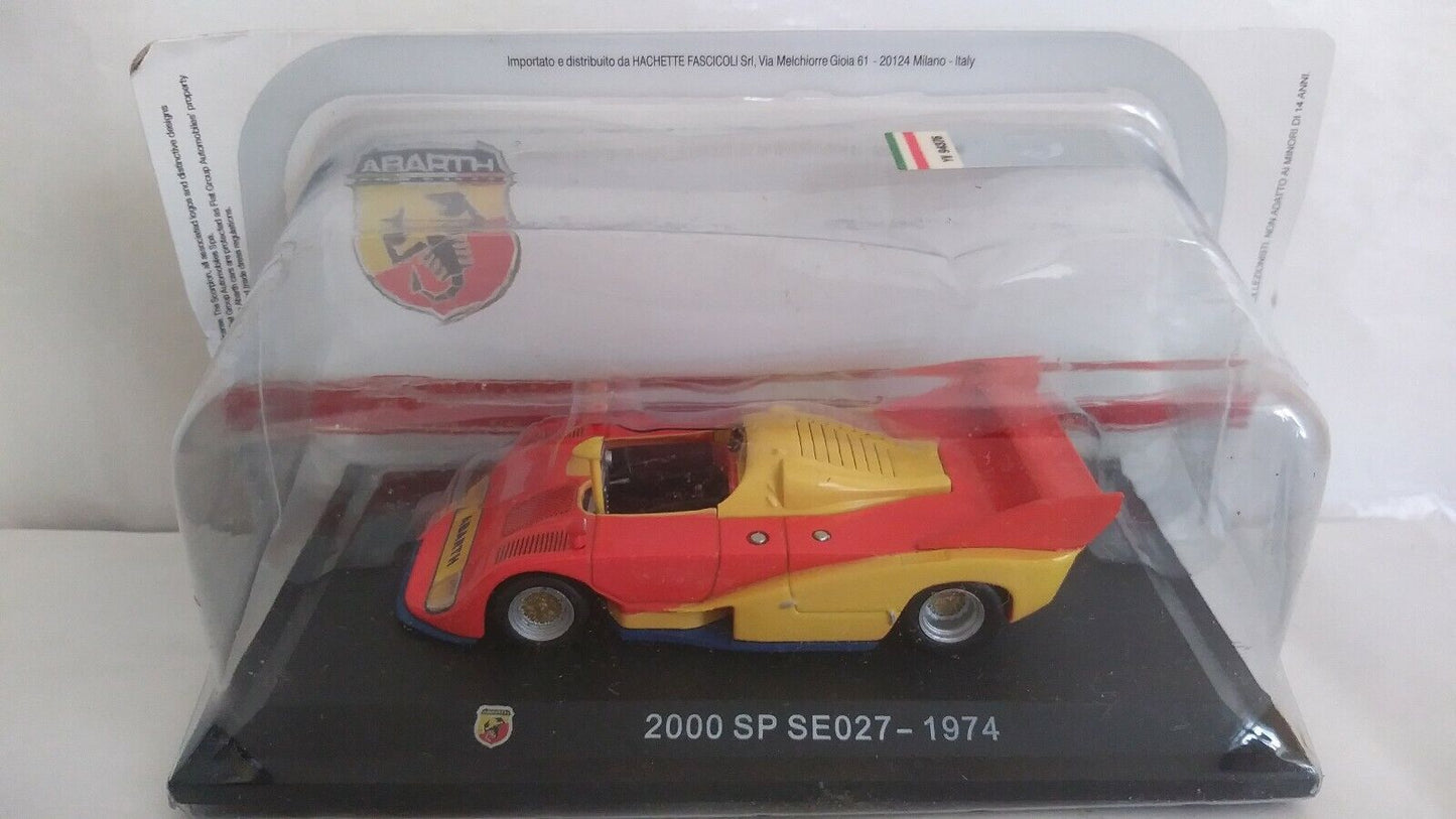 ABARTH COLLECTION 1:43 SCEGLI DAL MENU A TENDINA